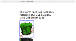 Desktop Screenshot of north-face-backpack.net