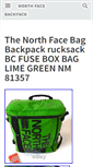 Mobile Screenshot of north-face-backpack.net