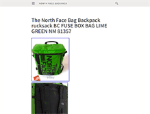 Tablet Screenshot of north-face-backpack.net